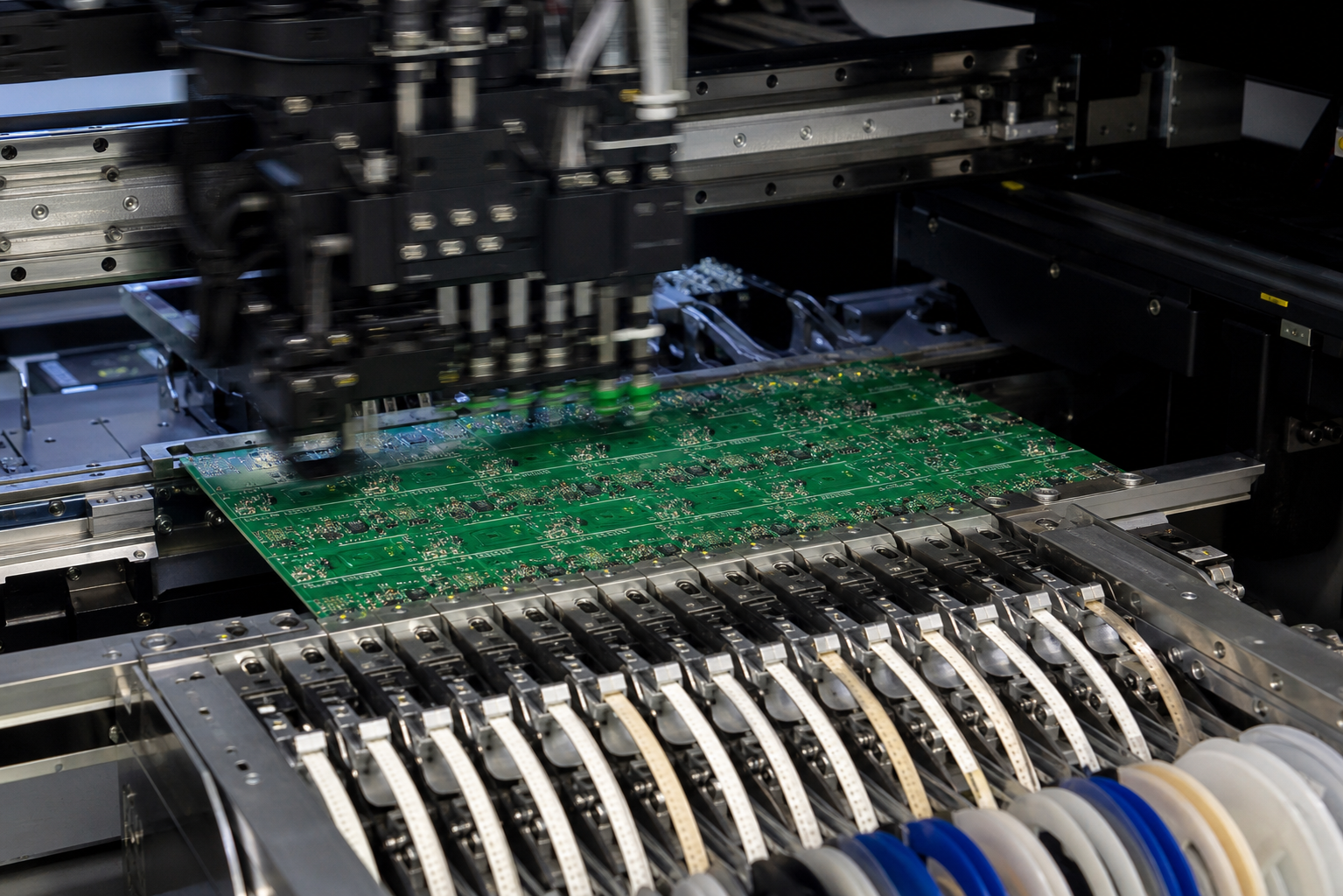 SMT pick and place assembly