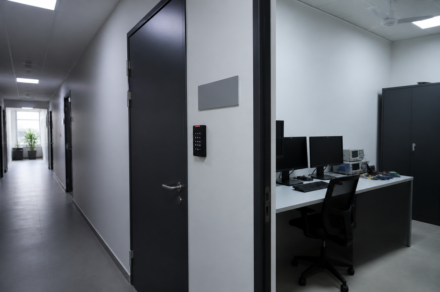 Restricted-access secure design area